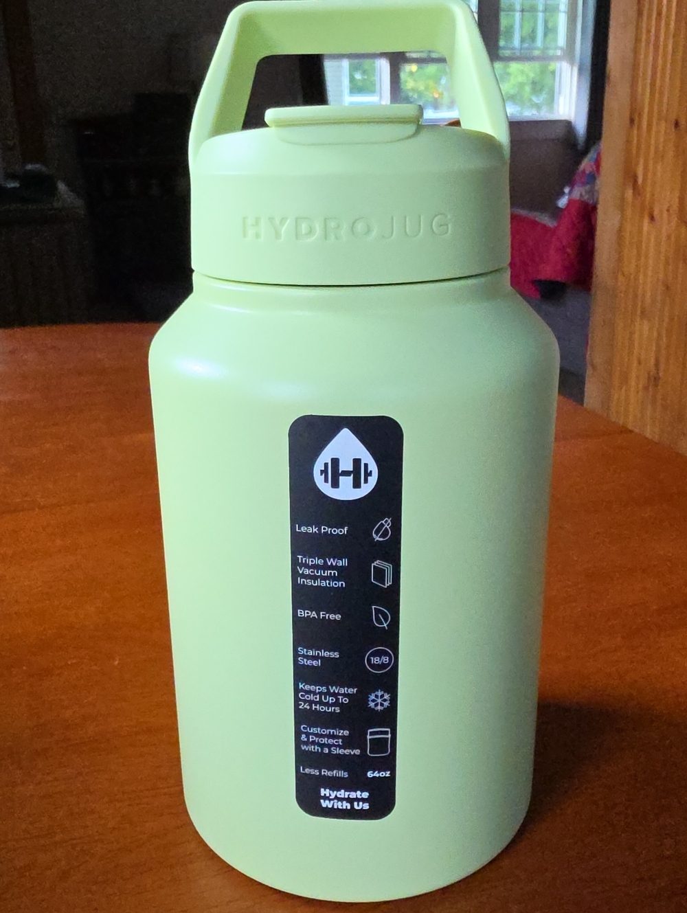 HydroJug 64 oz Jug - Honeydew